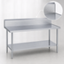 Thumbnail image #4 for Duke 108-Inch x 36-Inch Stainless Steel Work Table with 10-Inch Riser, Marine Edge, and Galvanized Undershelf