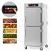 Thumbnail image #4 for Metro C5 8 Series Full-Height Mobile Controlled Temperature Holding Cabinet with Solid Dutch Doors and Universal Wire Slides