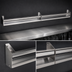 Thumbnail image #4 for Glastender SSR-81 81-Inch Single Stainless Steel Speed Rail