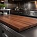 Thumbnail image #4 for John Boos Boos Block American Black Walnut Edge Grain Kitchen Countertop - 108 x 32 x 1-1/2 Inch, Penetrating Oil Finish