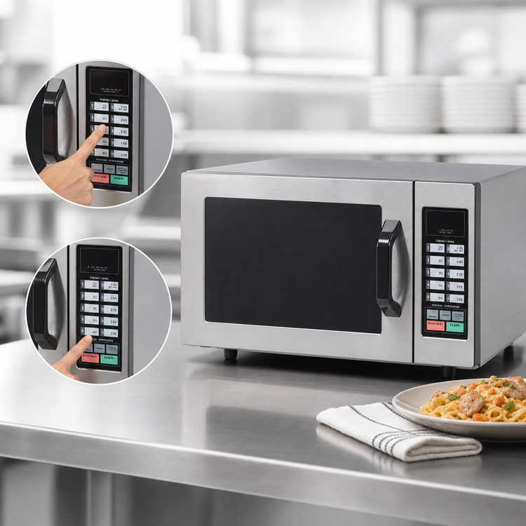 Product image #5 for Panasonic PRO 1000 Watt Countertop Commercial Microwave Oven, 0.8 Cu. Ft.