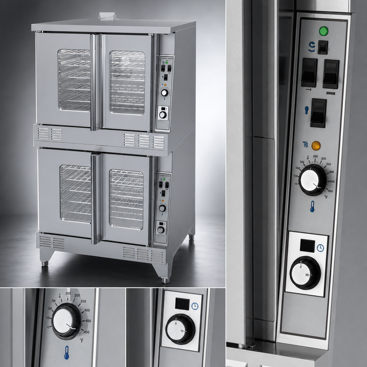 Product image #4 for Signature Master Series Double-Deck Standard-Depth Electric Convection Oven with Master 200 Solid-State Controls
