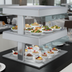 Thumbnail image #3 for Duke HotFrost HF35-2-FOL-FOL 2-Tier Cold Only Drop-In Refrigerated Shelf Merchandiser