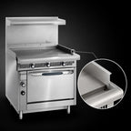 Thumbnail image #4 for Imperial (Middleby) Spec Series IHR-G36-C 36-Inch Heavy-Duty Gas Range with 1-Inch Griddle Plate and Convection Oven