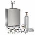 Thumbnail image #4 for Perlick 24-Inch Flat Top Mobile Tap Refrigerated Beer Dispenser with 2 Faucets, Stainless Steel