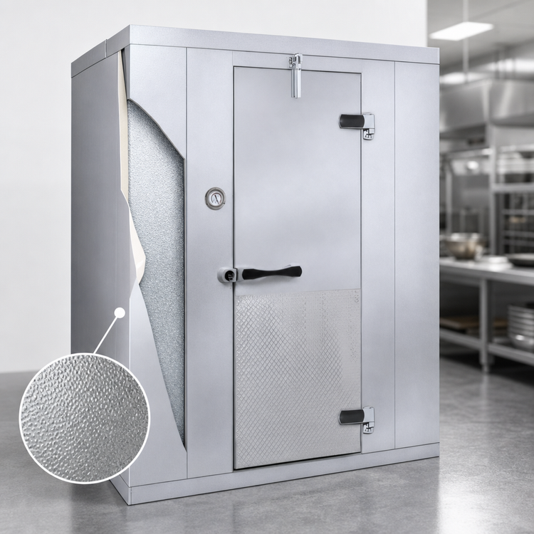 Product image #4 for Kolpak Kold-Front Indoor Floorless Walk-In Cooler with Remote Refrigeration, Nominal 6' x 12' x 8'6.25"