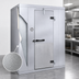 Thumbnail image #4 for Kolpak Kold-Front Indoor Floorless Walk-In Cooler with Remote Refrigeration, Nominal 6' x 12' x 8'6.25