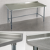 Thumbnail image #4 for Eagle Spec-Master 84-Inch x 24-Inch Stainless Steel Work Table with 1-1/2-Inch Rear Upturn and Galvanized Tubular Base