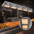 Thumbnail image #4 for Hatco Ultra-Glo 60-Inch Lighted Double Ceramic Infrared Food Warmer with 6-Inch Spacer
