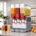 Thumbnail image #4 for Trento Ugolini Arctic Compact 3-Bowl Countertop Juice Dispenser, 2.1 Gallon Bowls