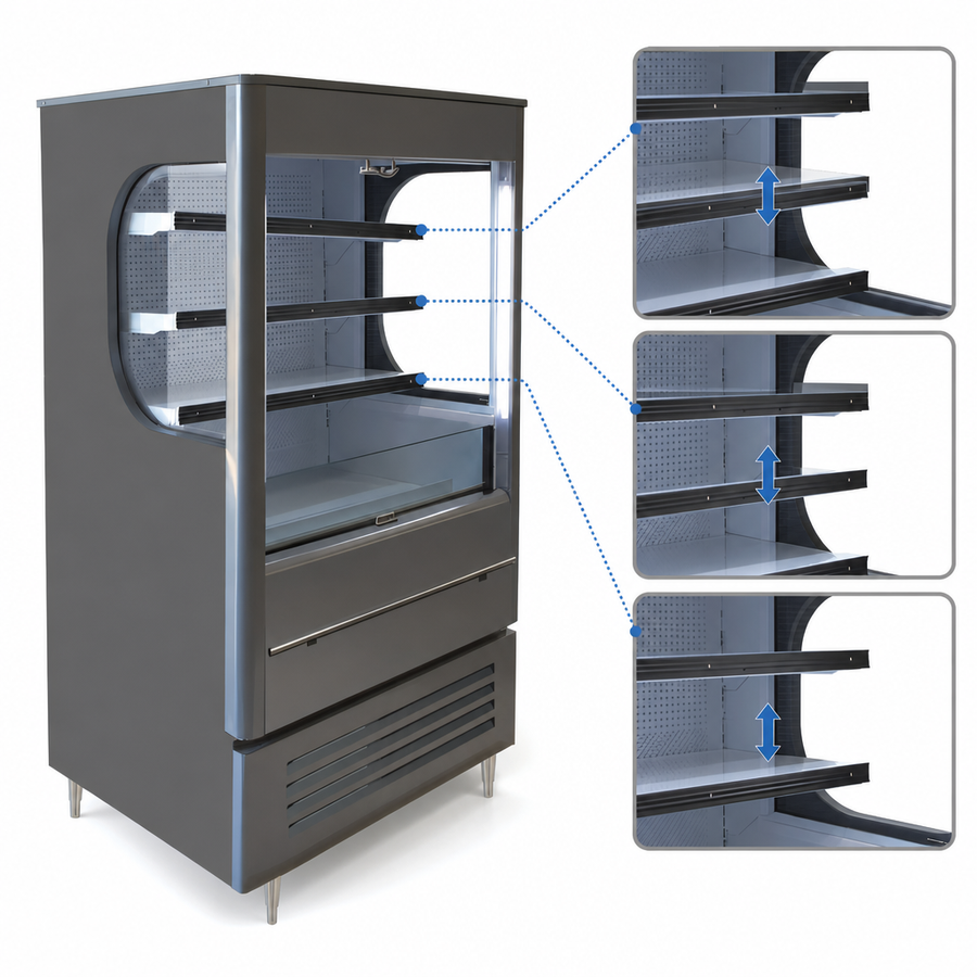 Three Adjustable Shelves