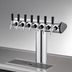 Thumbnail image #4 for Perlick Winged Bridge Countertop Glycol-Cooled 8-Faucet Draft Tower, Stainless Steel