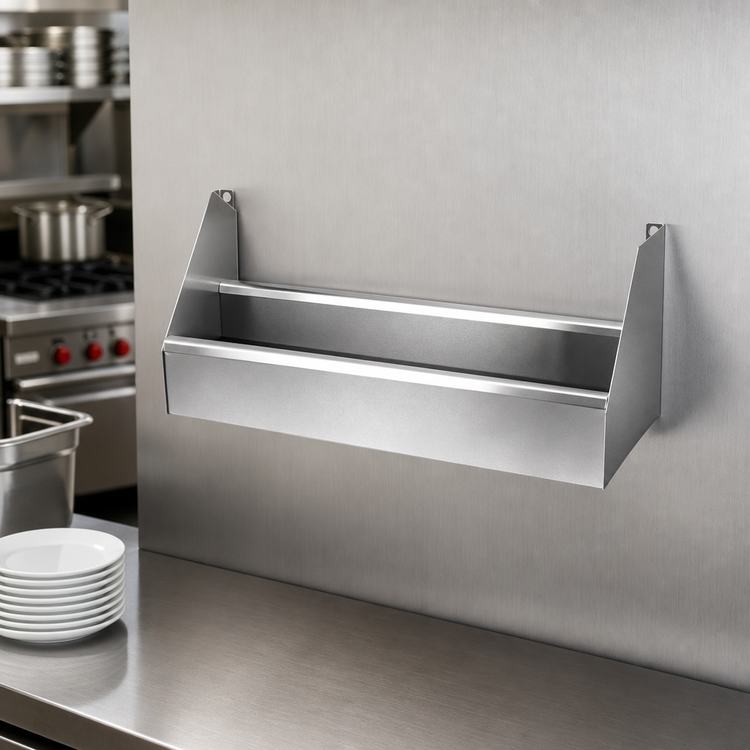Product image #4 for CHOICE 39-Inch Wide Double Stainless Steel Speed Rail with Keyhole Mounting