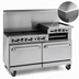 Thumbnail image #4 for Imperial Pro Series 60-Inch Gas Restaurant Range with 2 Open Burners, 48-Inch Griddle, Convection Oven, and Standard Oven