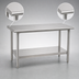 Thumbnail image #4 for Eagle Spec-Master 108-Inch x 30-Inch Stainless Steel Work Table with Adjustable Undershelf