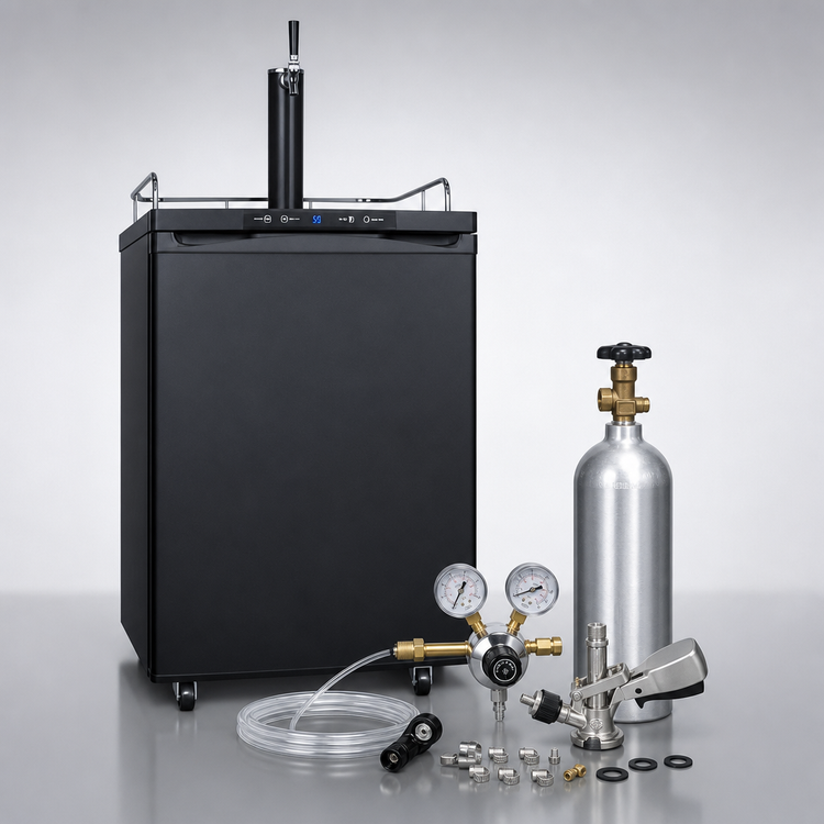 Product image #5 for Summit Appliance 24-Inch Wide Freestanding Single-Tap Beer Kegerator with 5.6 Cu. Ft. Capacity