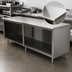 Thumbnail image #4 for Advance Tabco Special Value Economy 96-Inch x 24-Inch Flat Top Open Base Stainless Steel Work Table