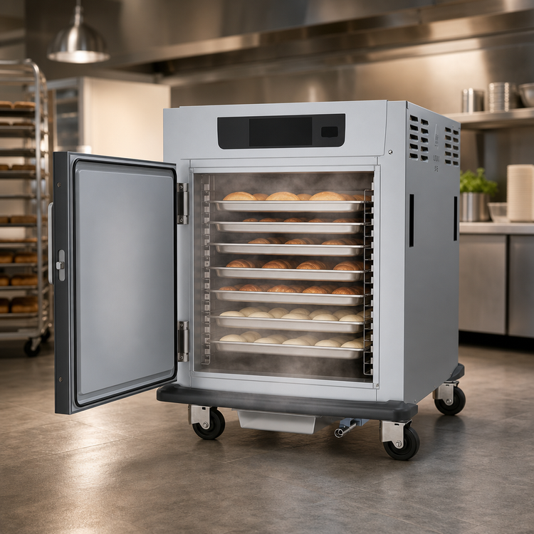 Product image #4 for Metro C5 9 Series Mobile Undercounter Controlled Humidity Heated Holding and Proofing Cabinet, 10-Pan, Solid Door