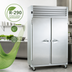 Thumbnail image #4 for Traulsen Dealer's Choice G22013 2-Section Reach-In Freezer with Full-Height Solid Doors