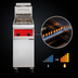 Thumbnail image #5 for Vulcan PowerFry3 High-Efficiency 21-Inch Free-Standing Gas Fryer, 65-70 lb Capacity, Solid State Analog Knob Control
