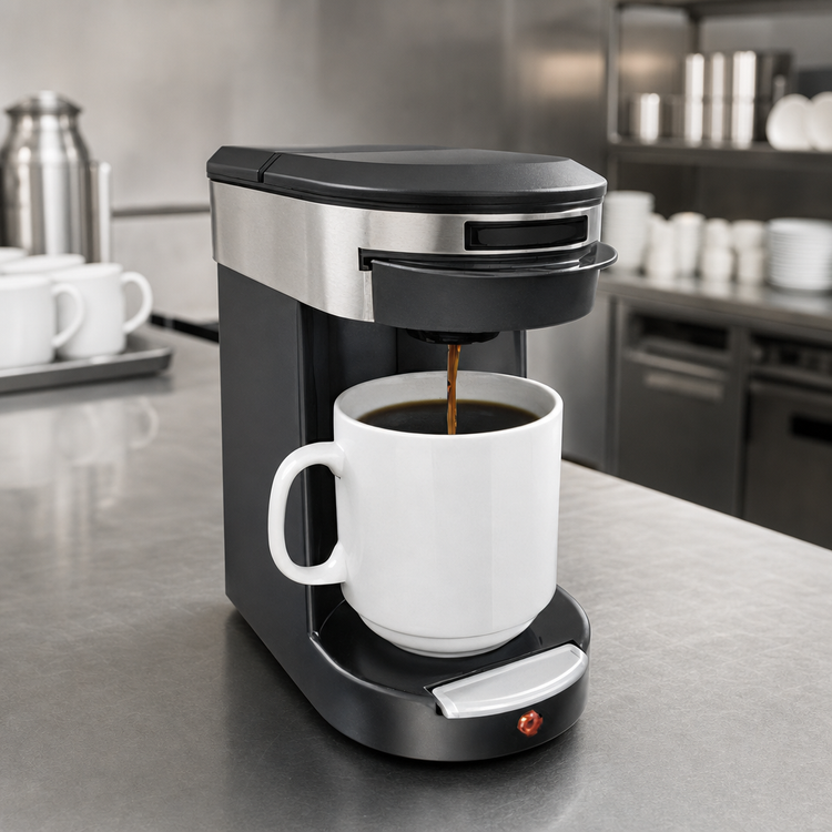 Product image #4 for Hamilton Beach Commercial International Front-Loading Single-Cup Pod Coffee Maker, 230V