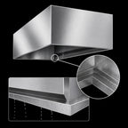 Thumbnail image #4 for Eagle Group SpecAir HDC4860-X 60-Inch Condensate Hood with Exhaust Duct, Ceiling Mount, 304 Stainless Steel