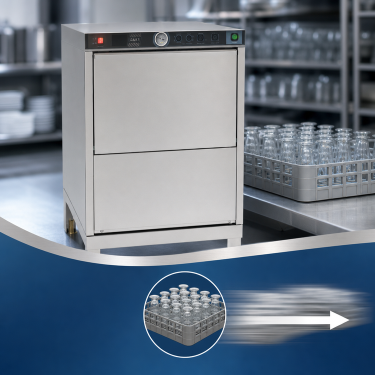 Product image #4 for Moyer Diebel Craft Series 601LTG Undercounter Low-Temperature Chemical Sanitizing Glass Washer