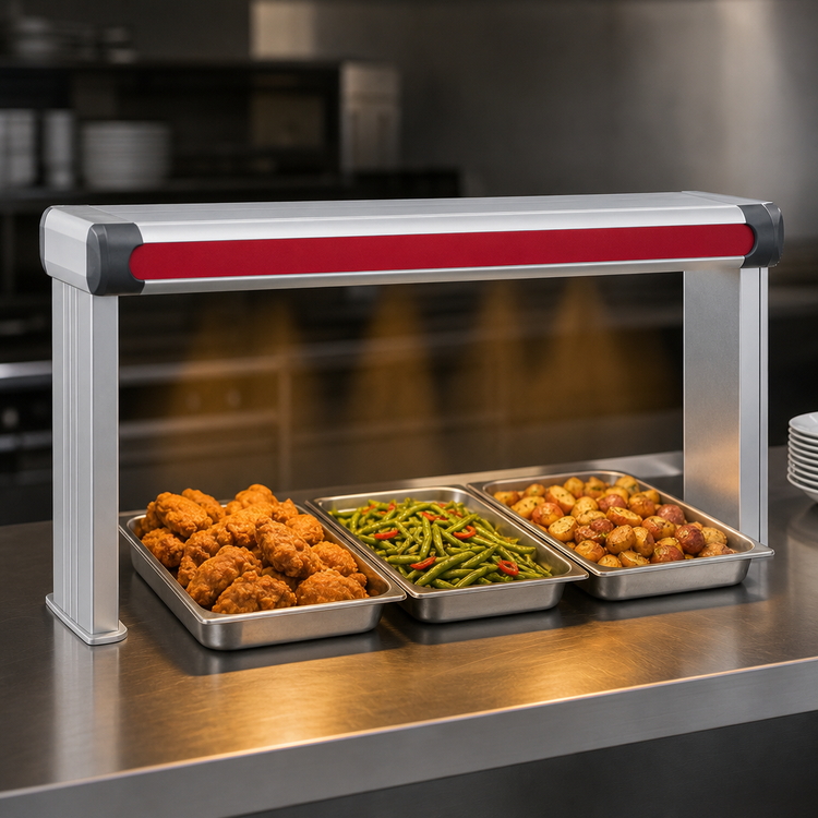 Product image #4 for Hatco Glo-Ray Designer Single Unlighted Strip Heater, 57-1/2-Inch Wide, 1250-Watt, Aluminum