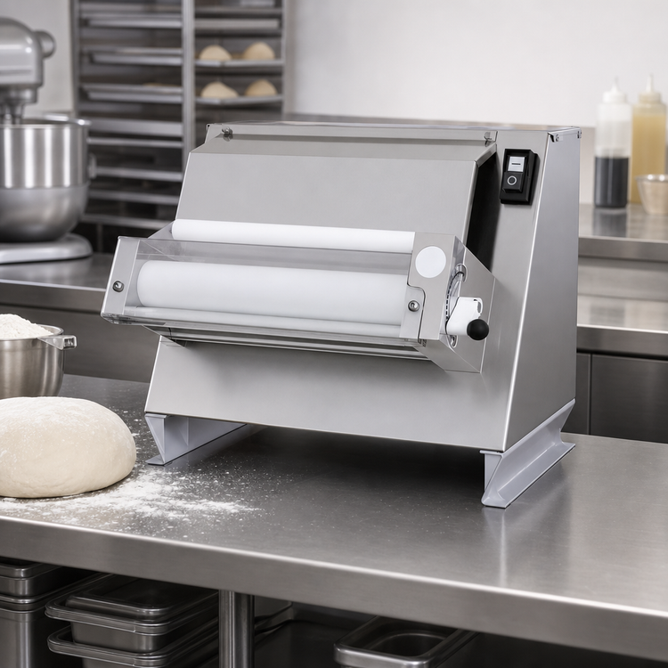 Product image #4 for BakeMax Countertop Single-Pass Dough Sheeter with Nonstick Rollers, 15-3/4-Inch Width