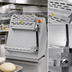 Thumbnail image #4 for BakeMax 18-Inch Countertop Two Pass Dough Sheeter, 110V Stainless Steel
