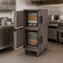 Thumbnail image #5 for Cambro Camtherm® Tall Profile Electric Hot/Cold Holding Cart, Double Door, Granite Sand