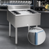 Thumbnail image #4 for Eagle Group 1800 Series Modular Underbar Cocktail Unit Bar Ice Bin, 24W x 20D x 33-1/2H, 63 lb Capacity