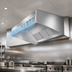 Thumbnail image #4 for SpecAir HESFA96-108 108 Inch Wall Type Front Discharge Make-Up Air Exhaust Hood