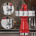Thumbnail image #4 for Vienna 3-Faucet Glycol-Cooled Countertop Draft Dispensing Tower with Ceramic Column and Mirror Finish