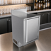 Thumbnail image #5 for BK Resources Call Series Stainless Steel Underbar Cabinet, Flat Top, Pedestal Base, 18 x 21 Inches