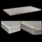 Thumbnail image #4 for Advance Tabco VCTC-2410 Flat Top Stainless Steel Countertop, 120 x 25 Inches, No Backsplash