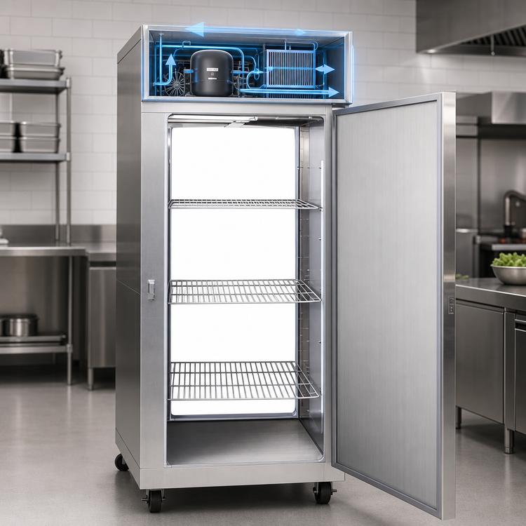 Product image #4 for Continental Refrigerator 1FXNSSPT One-Section Extra-Wide Pass-Thru Freezer