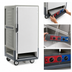 Thumbnail image #4 for Metro C5 3 Series 3/4 Height Mobile Heated Holding and Proofing Cabinet with Gray Insulation Armour and Universal Wire Slides