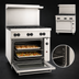 Thumbnail image #4 for Wolf Challenger XL 36-Inch 6-Burner Gas Restaurant Range with Standard Oven and High Shelf