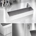 Thumbnail image #4 for John Boos 24-Inch Double-Tier Underbar Speed Rail, Keyhole Mount, Stainless Steel