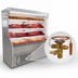 Thumbnail image #4 for Howard-McCray 32E Series 74-Inch Remote Meat Open Merchandiser, Open Front, Stainless Steel, LED Lighting