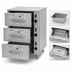 Thumbnail image #4 for RedHots DWN-3-240 Freestanding 3-Drawer Narrow Electric Warming Drawer, 240V