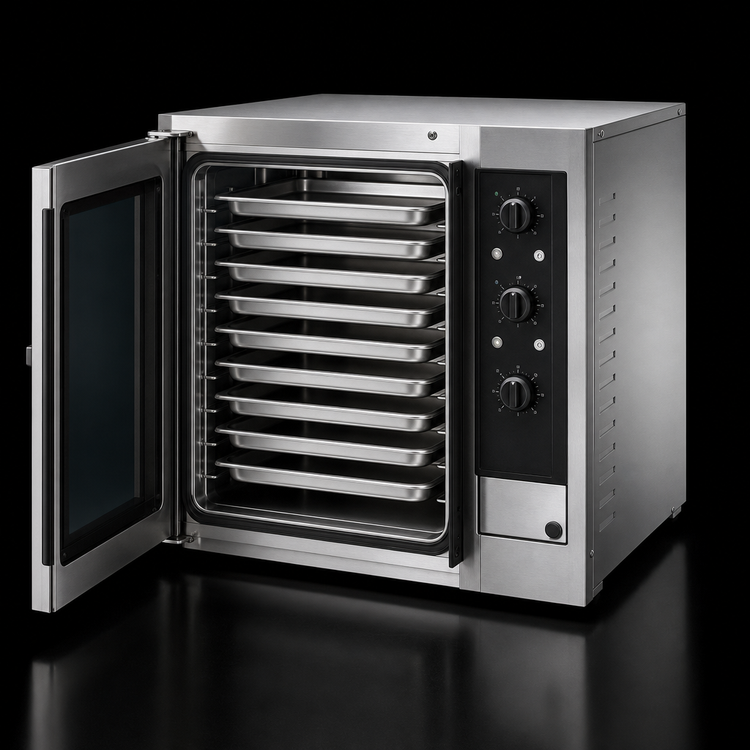 Product image #4 for Lang Marine Single-Deck Half-Size Electric Convection Oven, 9 Half-Sheet Pan Capacity