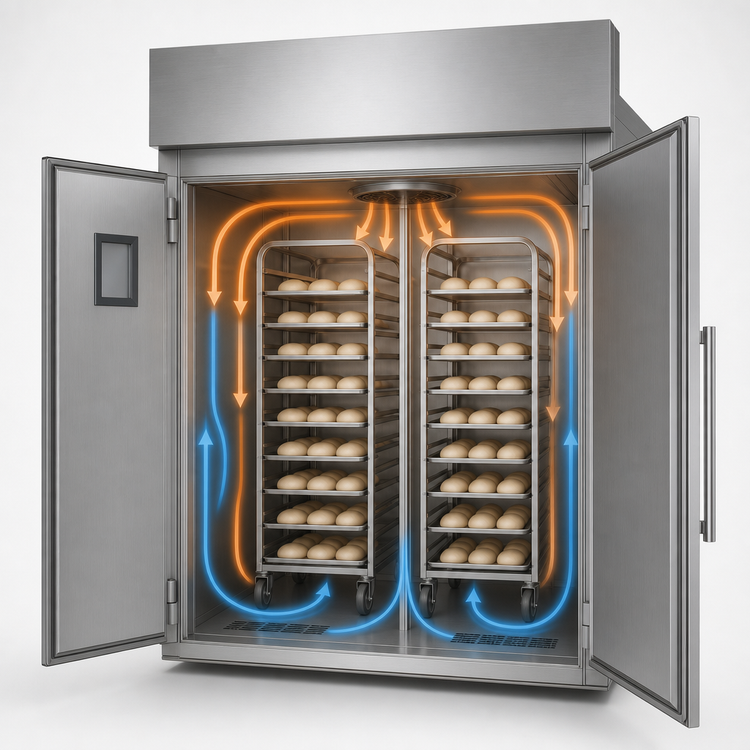 Product image #4 for Doyon KDPR22 Knockdown Roll-In Two-Section Retarder Proofer Cabinet