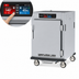 Thumbnail image #4 for Metro C5 9 Series 1/2 Height Pass-Thru Controlled Humidity Heated Holding and Proofing Cabinet, 8-Pan, Solid and Glass Doors, Lip Load Slides
