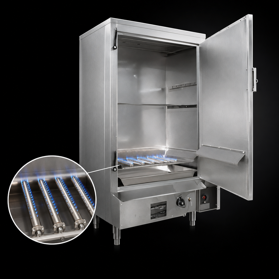 Four Tubular Burners