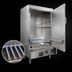Thumbnail image #4 for MasterRange 30-Inch Propane Smokehouse with Right-Hinged Door and Stainless Steel Front/Sides