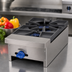 Thumbnail image #4 for Comstock-Castle FHP3 Countertop Gas Hot Plate, 36 Inch Wide, 3 Burner, Stainless Steel, Without Legs
