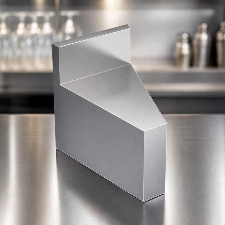 Product image #4 for Krowne Royal Series 30° Rear Corner Underbar Angle Filler, 19-Inch Deep, Stainless Steel