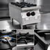 Thumbnail image #4 for RedHots Chef's Line 12-Inch Flat Top Countertop Gas Hot Plate, 2 Burners, Natural Gas